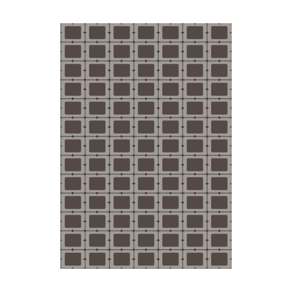 Perseus Checkered Washable Rugs