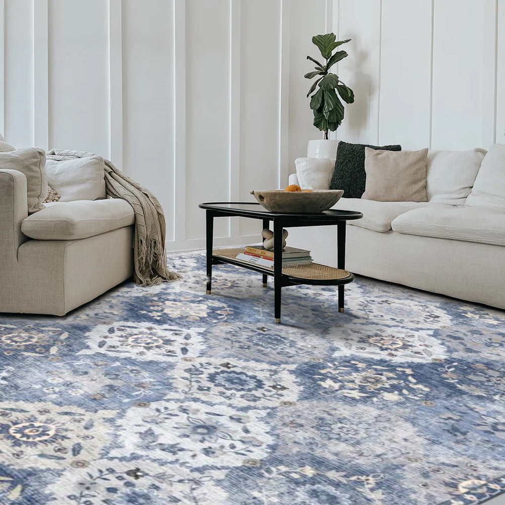 Marine Persian Washable Rugs