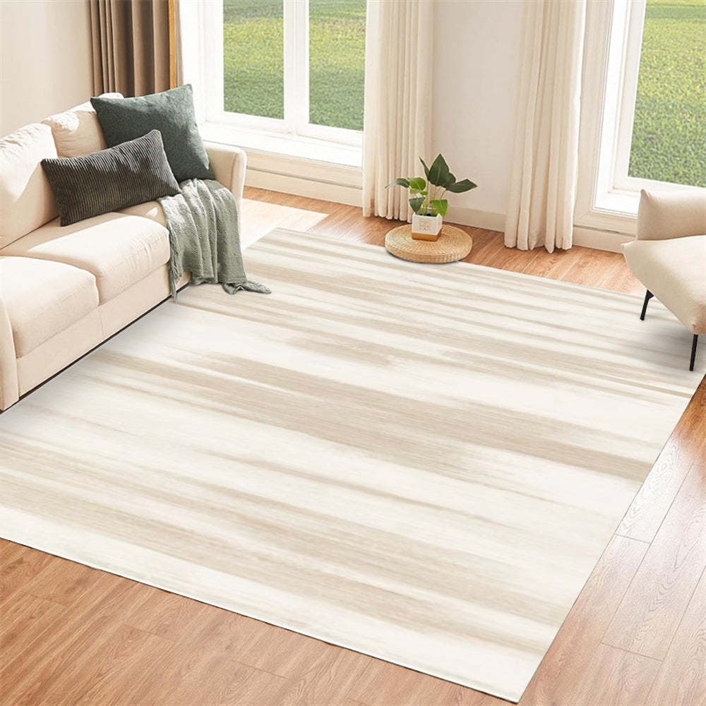 Enchanted Oasis cream and beige rug adding warmth to modern living space.