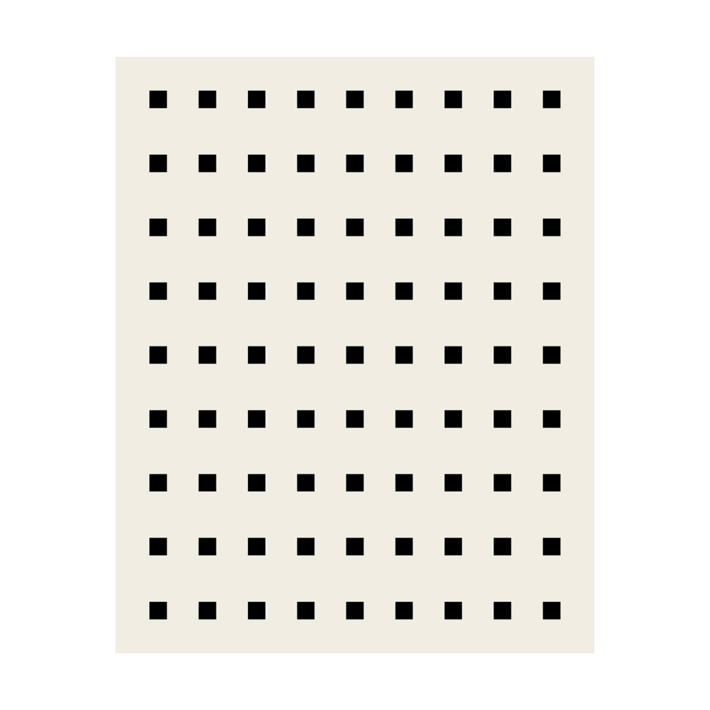 Stylish cream rug with black square pattern, perfect for contemporary homes.