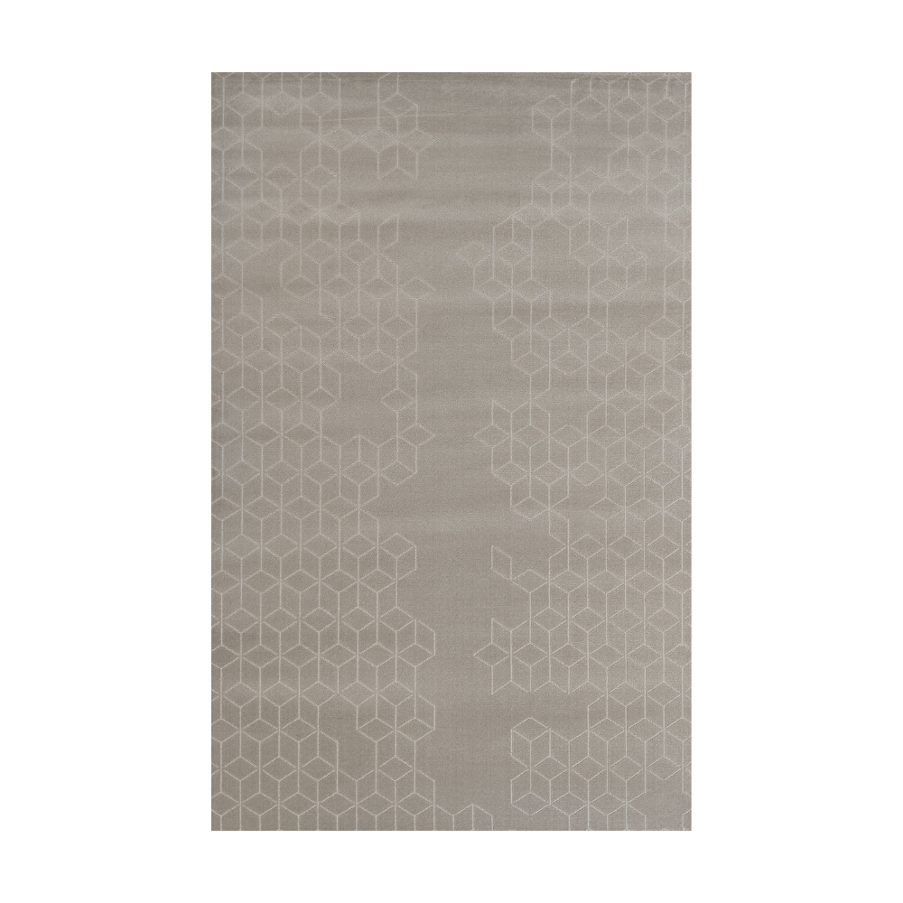 Peregrine geometric textured rug in neutral tones