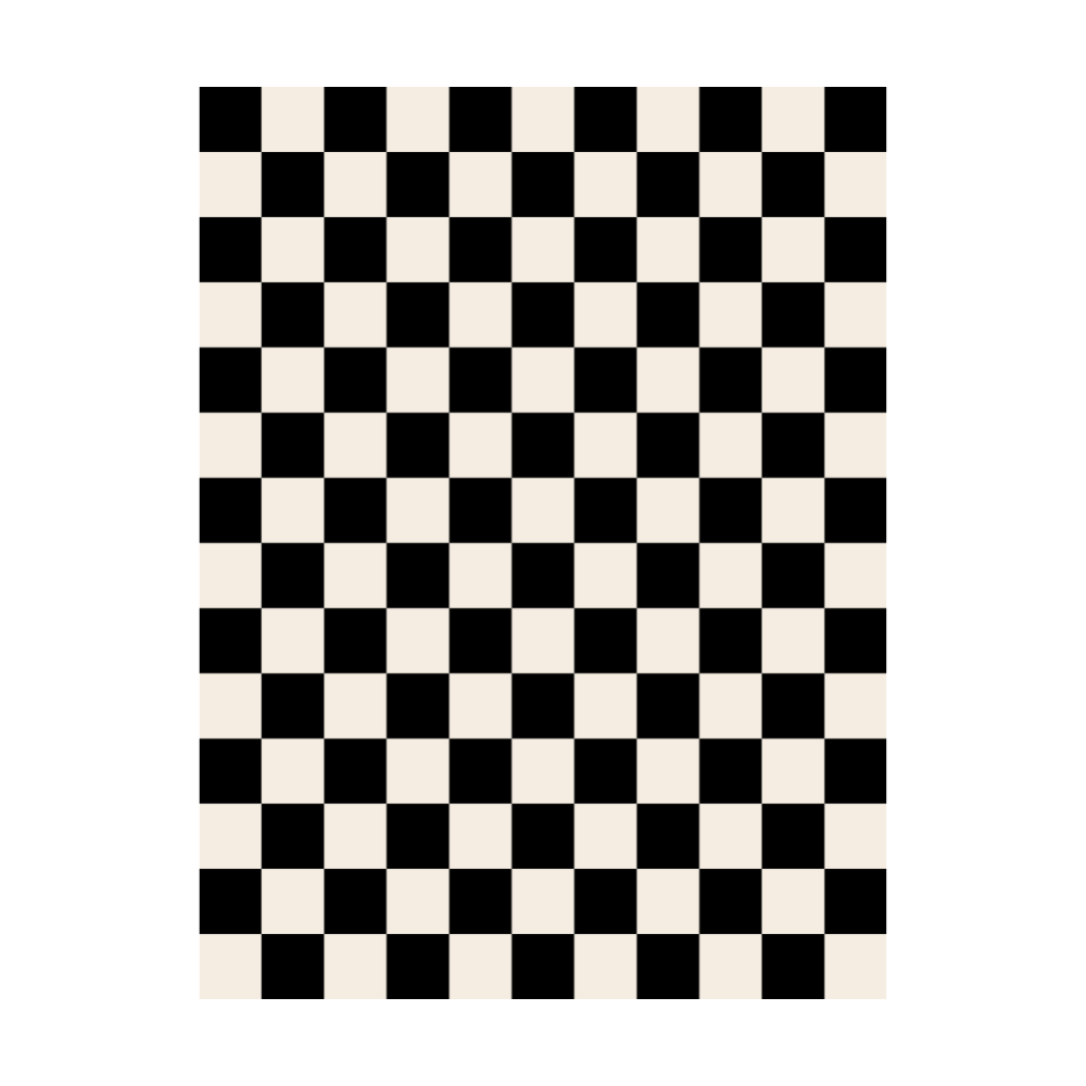 Calypso Checkered Washable Rugs