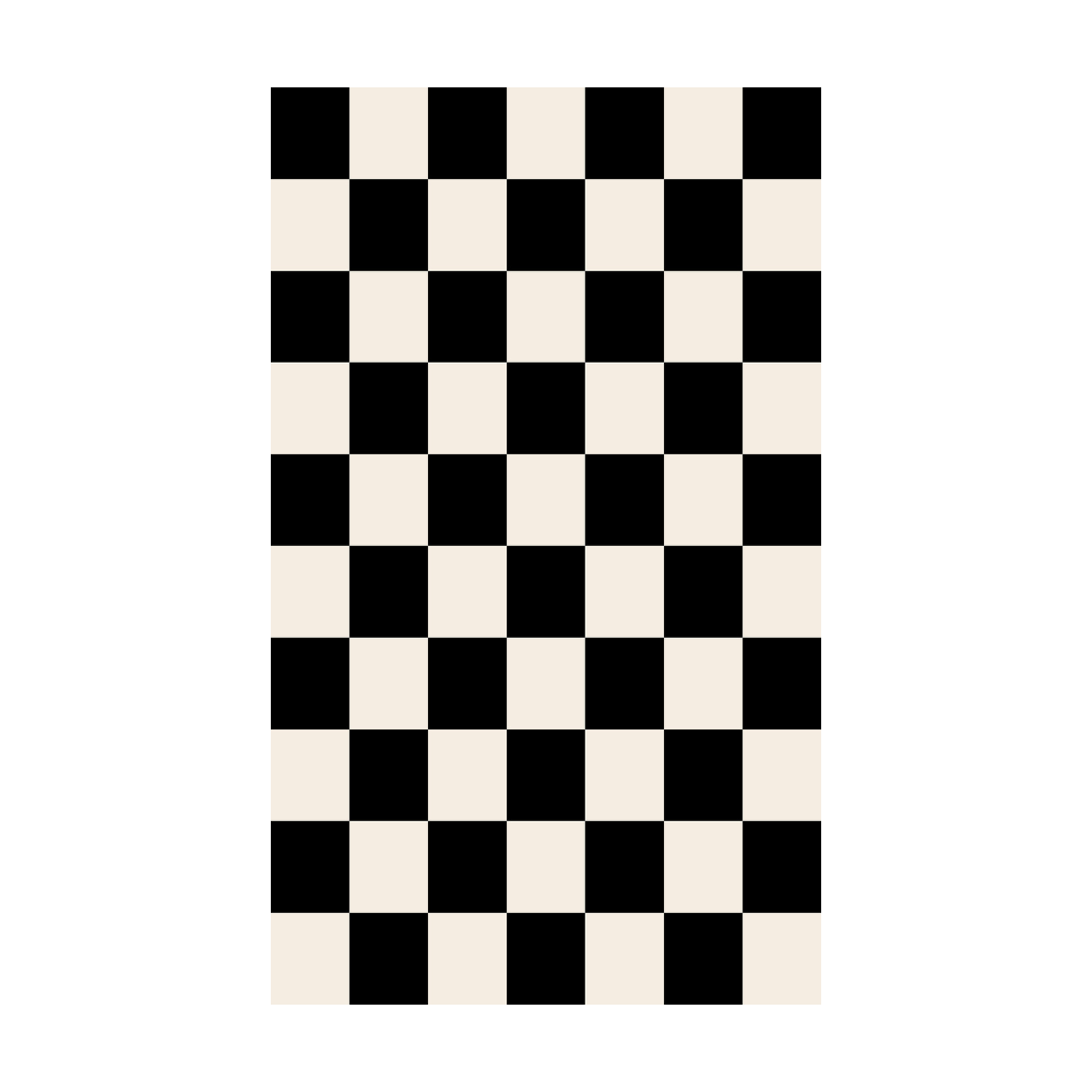 Calypso Checkered Washable Rugs