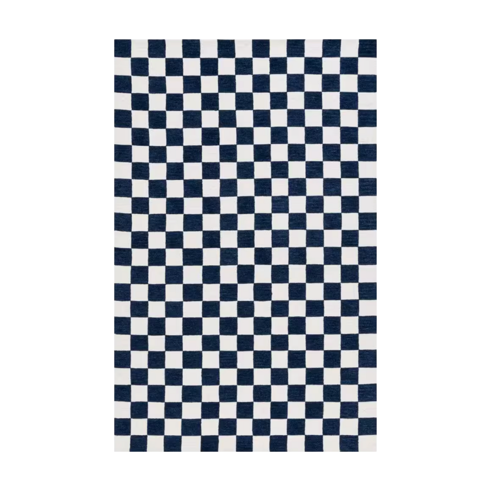 Sibylla Checkered Washable Rugs