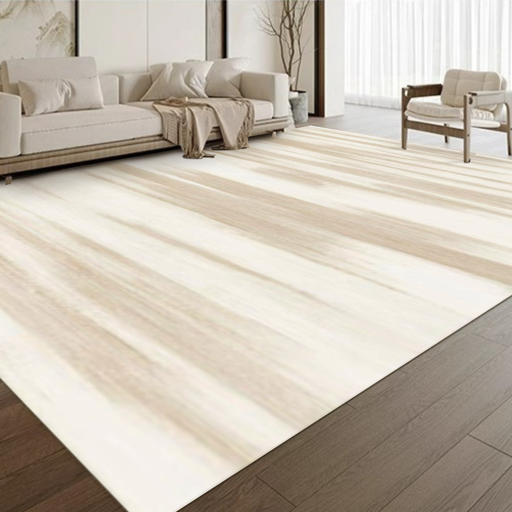 Cream and beige Enchanted Oasis rug enhancing a modern living room decor.