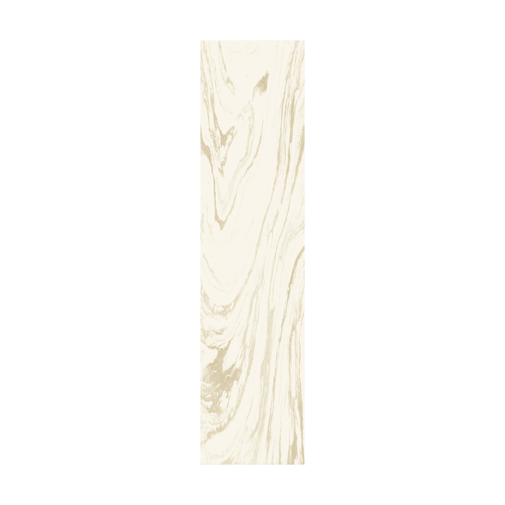 Elegant cream and gold marble pattern runner rug for modern decor