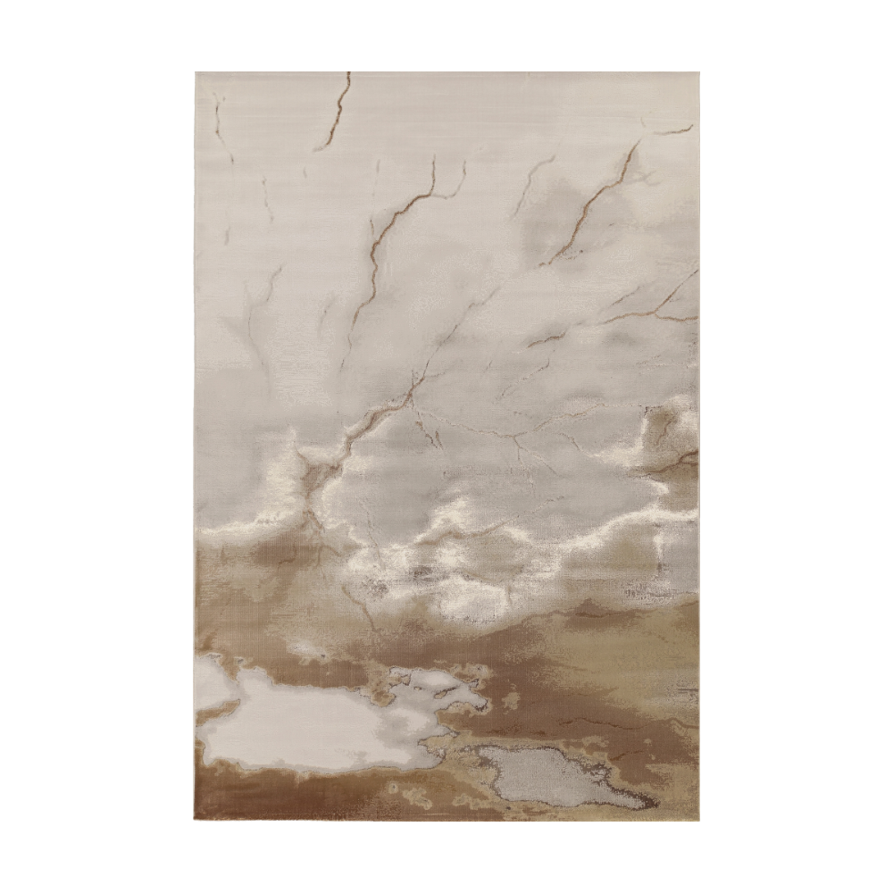 Nova Abstract Textured Rug in neutral tones, ideal for stylish home decor.